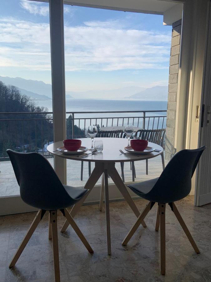 Casa Colmegna Mit Traumhaften See- Und Bergblick 勒威诺 外观 照片