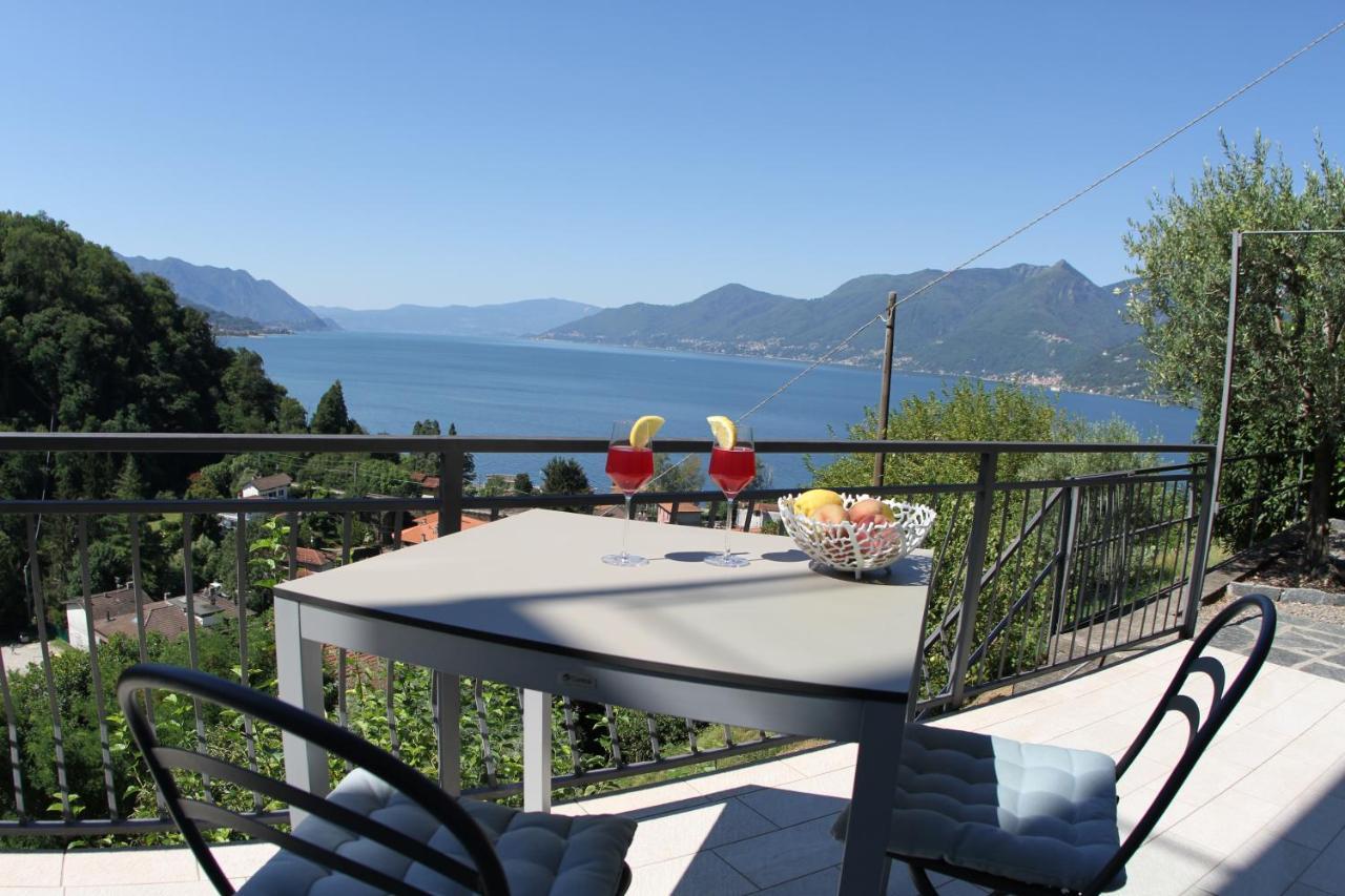 Casa Colmegna Mit Traumhaften See- Und Bergblick 勒威诺 外观 照片