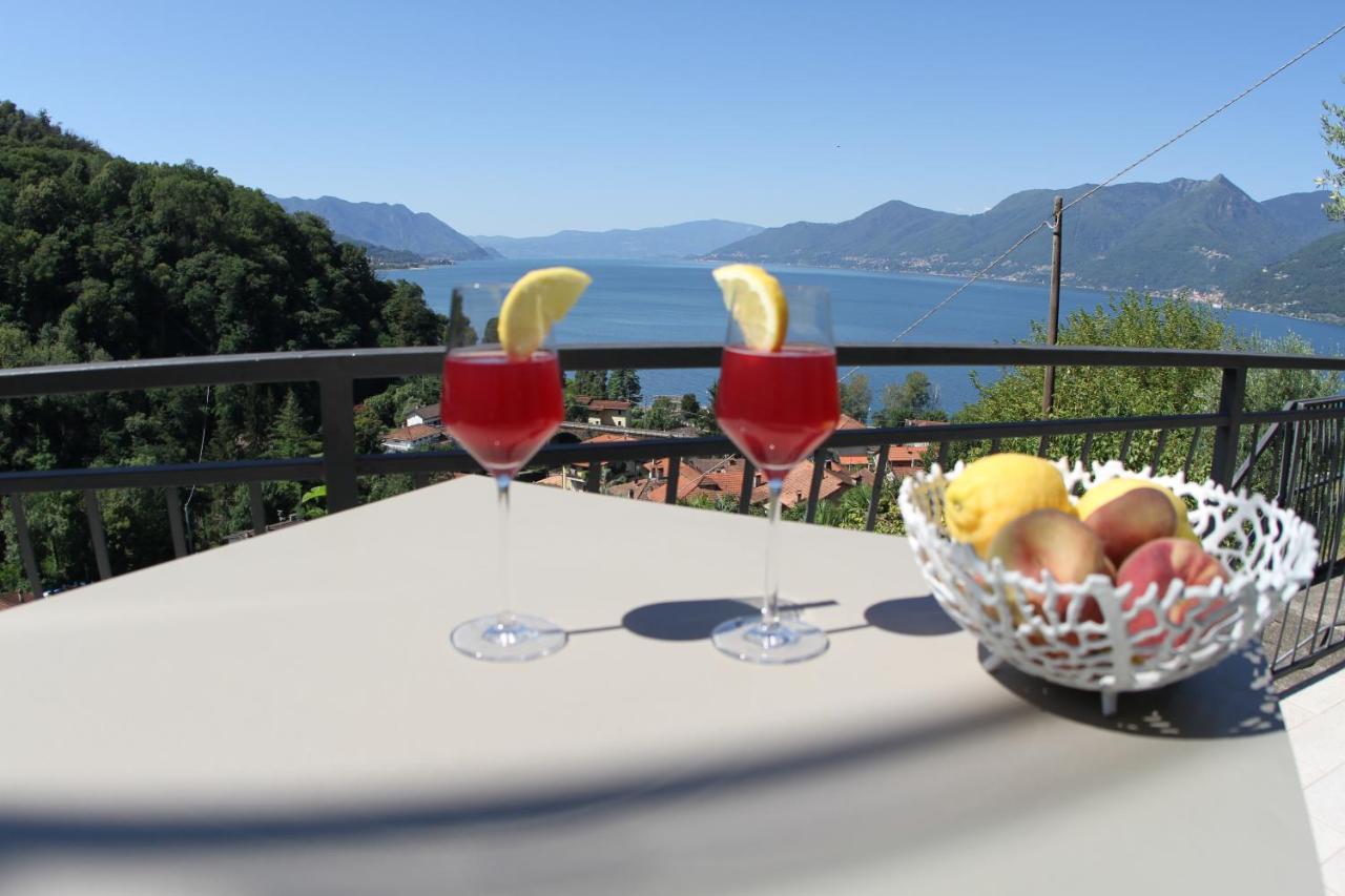 Casa Colmegna Mit Traumhaften See- Und Bergblick 勒威诺 外观 照片