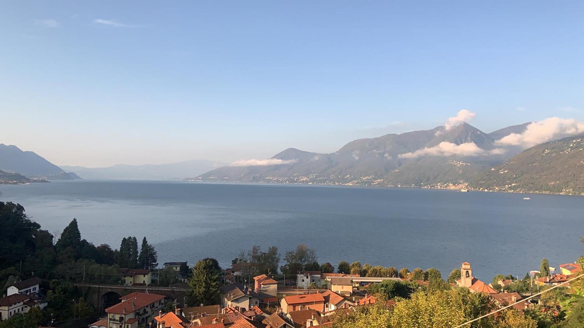 Casa Colmegna Mit Traumhaften See- Und Bergblick 勒威诺 客房 照片